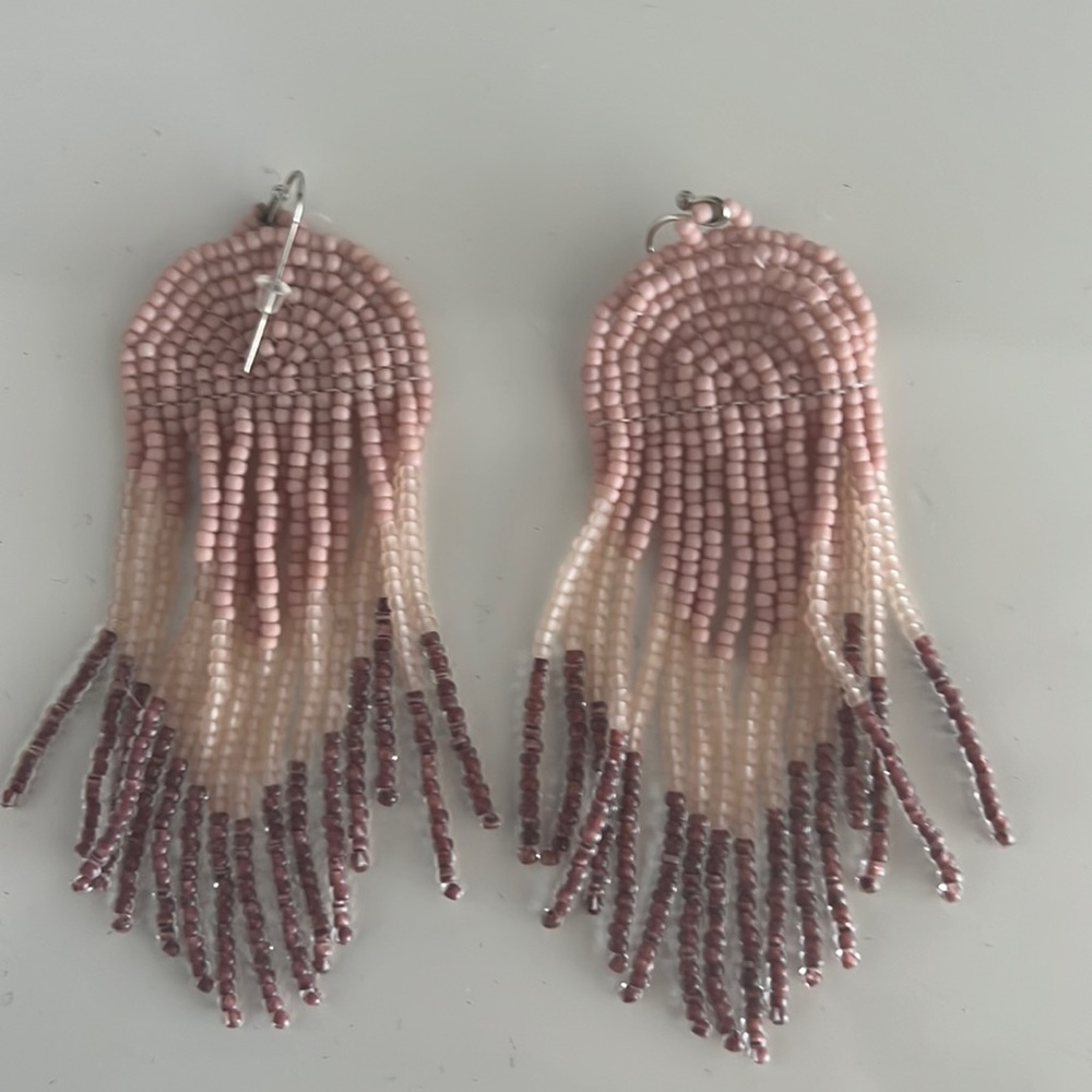 Noonday beaded earrings